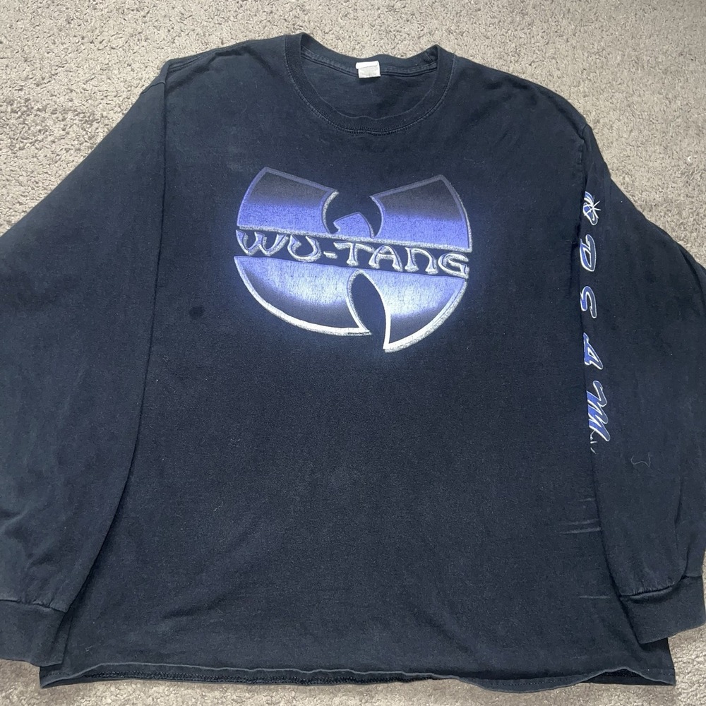VTG 00's Wu Tang Wu Wear Long Sleeve‎ Staten Island Shirt XL